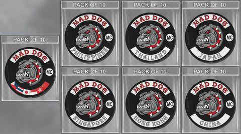 STICKERS - (PACK OF 10) - 7 Designs to choose from